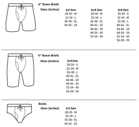 versace briefs size chart.